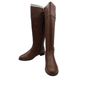 KAREN SCOTT | Deliee 2 Round Toe Block Heel Riding Boot | 8.5 M Wide Calf